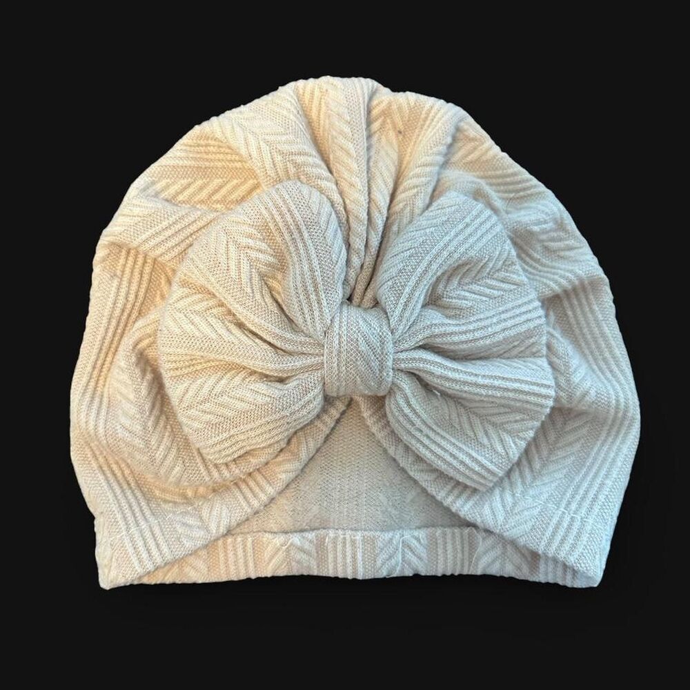 Unbranded Women's Cream and Tan Hat